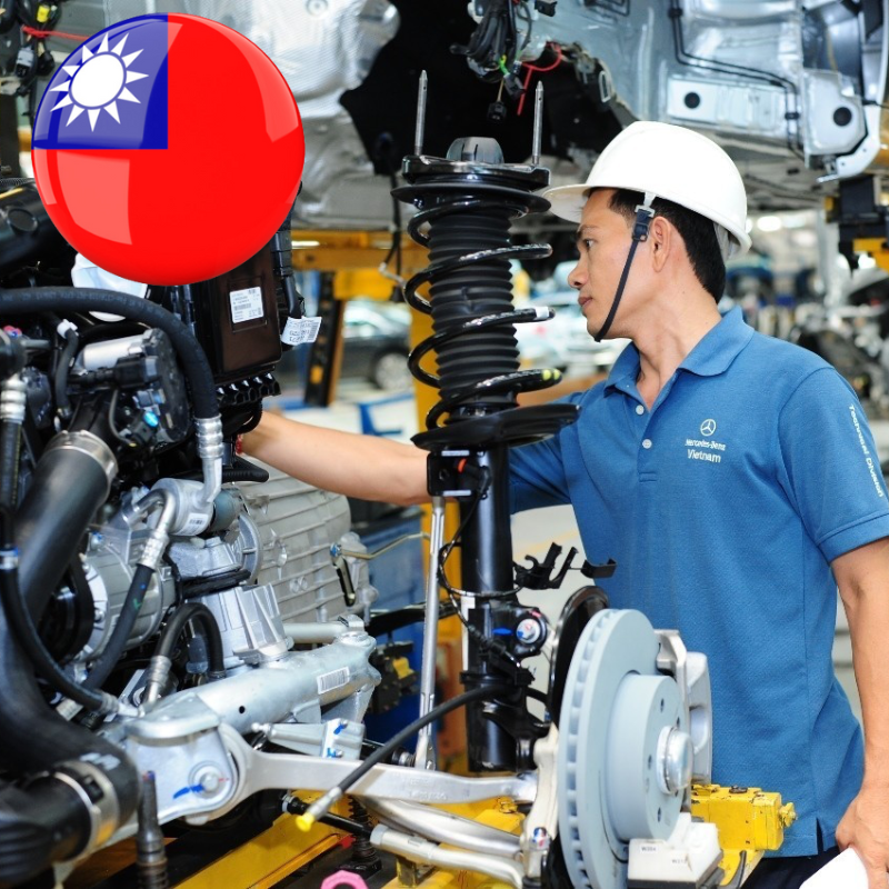 XKLD ĐÀI LOAN 2024 tuyển 1 nam chuyên SẢN XUẤT NHỰA TÁI CHẾ tại CHƯƠNG HOÁ